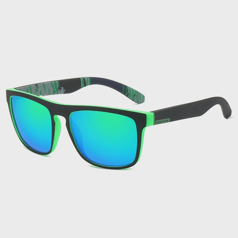 Polaroid Zonnebril Heren Dames - Vintage Vierkant Design, UV400 Bescherming, Luxe Uitstraling