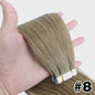 Tape-in Haarverlengingen 100% Echt Menselijk Haar - Kleur #2 - Naadloos & Zacht