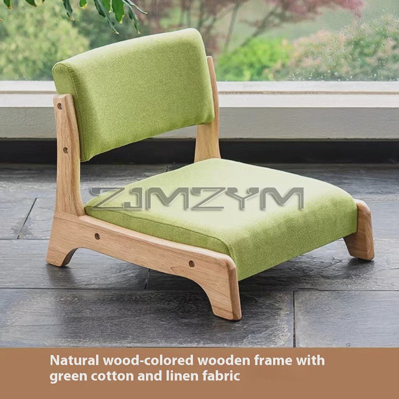 Moderne Houten Fauteuil met Ergonomische Rugleuning - Scandinavisch Design