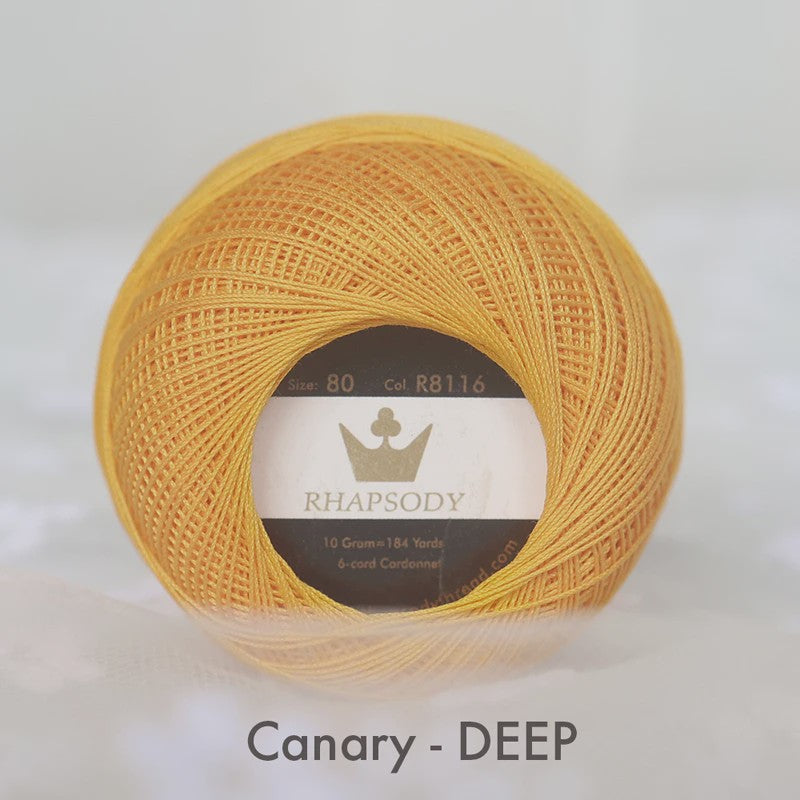 Rhapsody Garen Maat 80 - 100% Egyptisch Katoen voor Haken, Breien & Macramé - 31 Kleuren