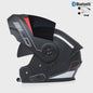 Modulaire Motorhelm Unisex met Dubbel Vizier & Bluetooth - DOT Gecertificeerd