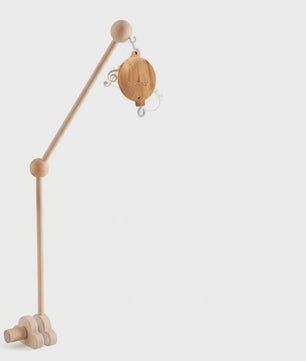 Houten Muziekdoosje Baby Mobiel - Draaiend & Kalmerende Melodieën voor de Babykamer
