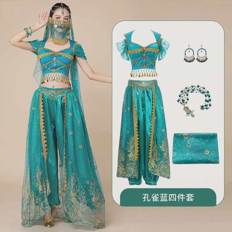 Prachtig Belly Dance Kostuum - Princess Stijl Outfit voor Dames | Dans, Feest & Halloween