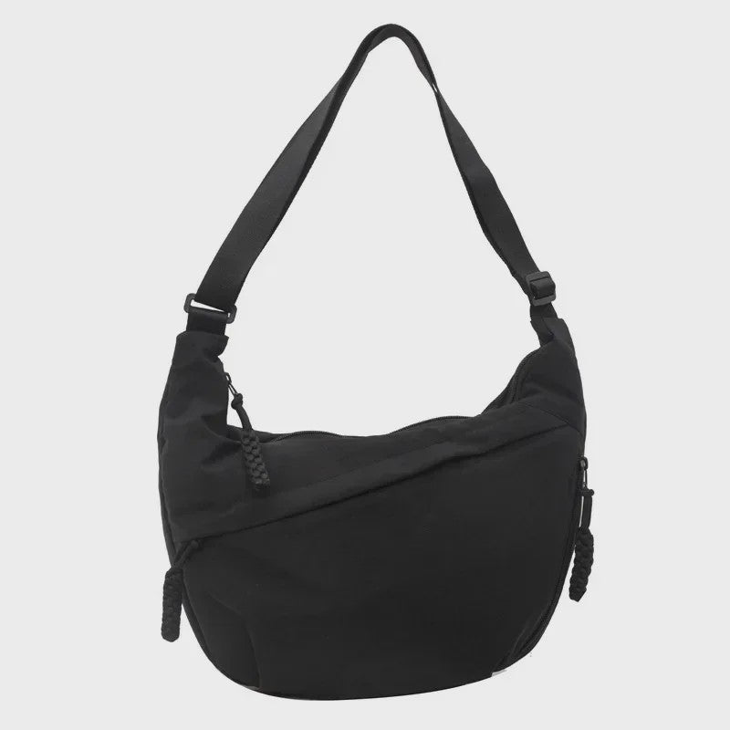 Trendy Dames Schoudertas van Zacht Materiaal - Casual Hobo Crossbody Tas