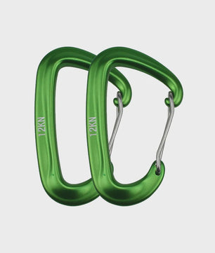 12KN D-vorm Karabijnhaak - Kleine Klimhaak voor Outdoor, Camping & Outdoor Avonturen