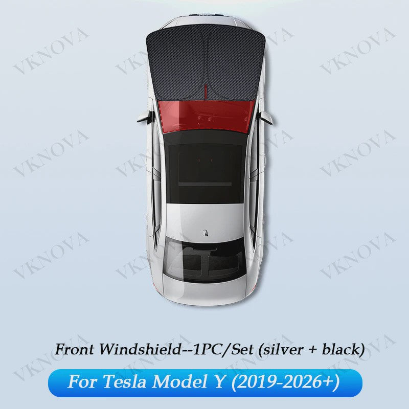 Set Zonneschermen voor Tesla Model 3/Y (2017-2025) - Privacy & UV Bescherming