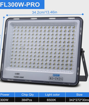 Krachtige LED Floodlight 50W-300W IP66 Waterdicht - Koel Wit 6500K