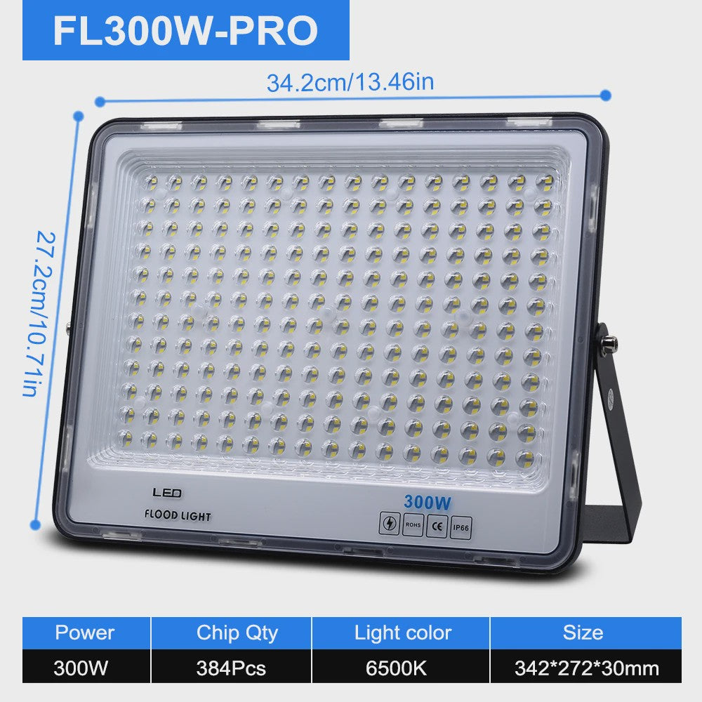 Krachtige LED Floodlight 50W-300W IP66 Waterdicht - Koel Wit 6500K