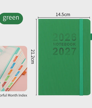 Agenda & Notitieboek 2026-2027: Perfect voor Studenten, Kantoor en Dagelijkse Planning