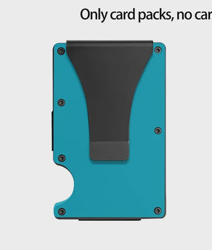 Minimalistische RFID Portemonnee met Geldclip - Slank & Krasbestendig Kaarthouder