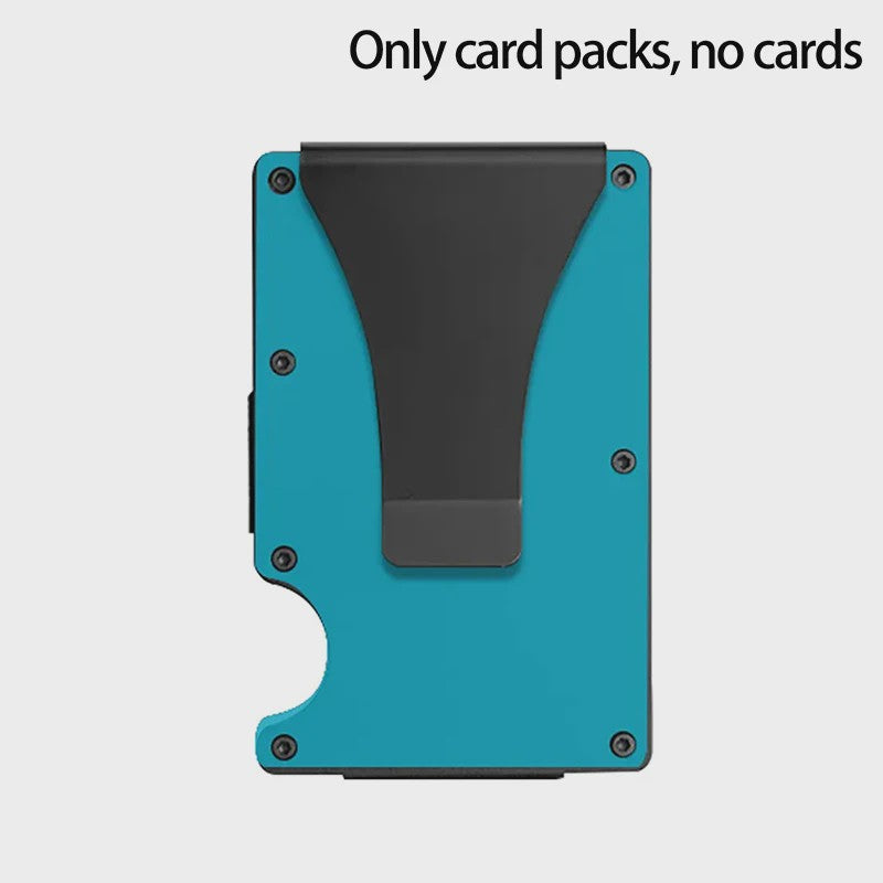 Minimalistische RFID Portemonnee met Geldclip - Slank & Krasbestendig Kaarthouder