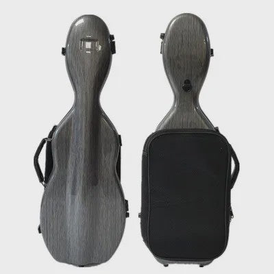 Luxe Carbon Fiber Vioolkoffer - Lichtgewicht & Duurzaam met Dubbele Draagband