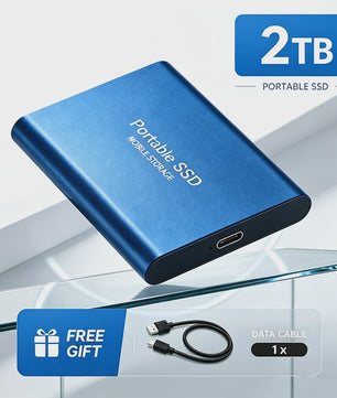 Snelle Externe SSD 1TB/2TB USB 3.1 - Compacte Mobiele Opslag voor PC & Mac