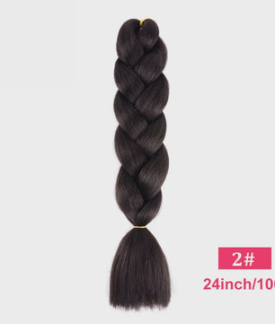 24 Inch Jumbo Braids Haarverlenging - Synthetisch Vlecht Haar in Kleurrijke Tinten