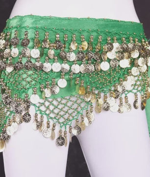 Buikdans Heupketting met Munten - Dansgordel voor Danseressen