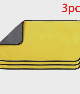 Microfiber Poetsdoeken 30x60cm - Zacht, Sneldrogend & Dubbellaags (1/2/3/6/10 Stuks)