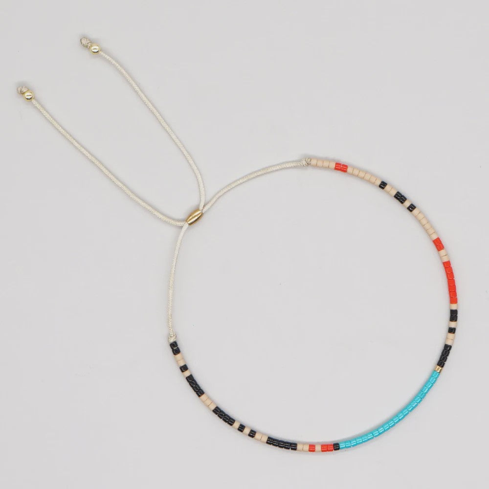 Zomerse Miyuki Kralen Armband - Turquoise & Blauw - Boho & Etnisch