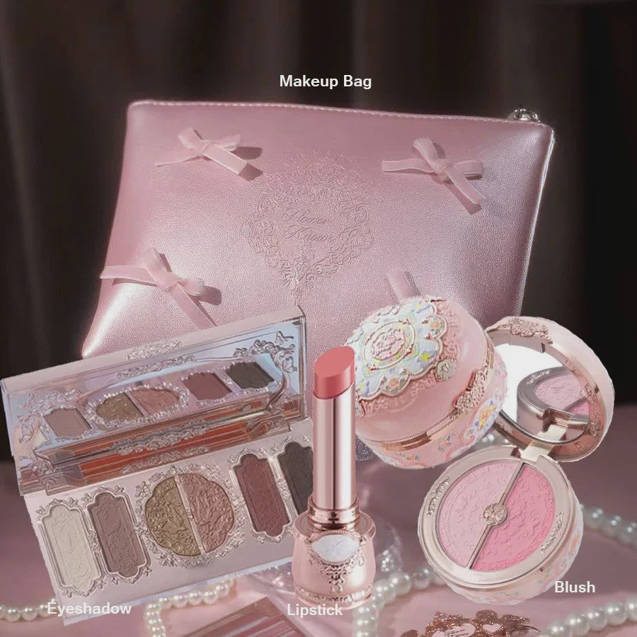 Flower Knows Luxe Make-up Cadeaubox: Foundation, Blush, Lip Cream & Tas