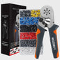 Professionele Krimptang Set voor Ferrules (0.25-10mm²) met Diverse Draadklemmen