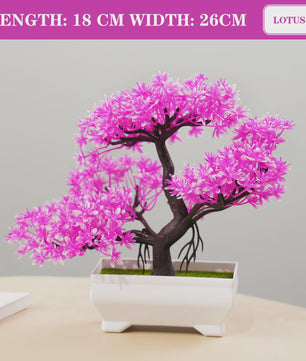 Kunst Bonsai Boom Potted Plant - Decoratieve Kunstplant voor Huis & Kantoor