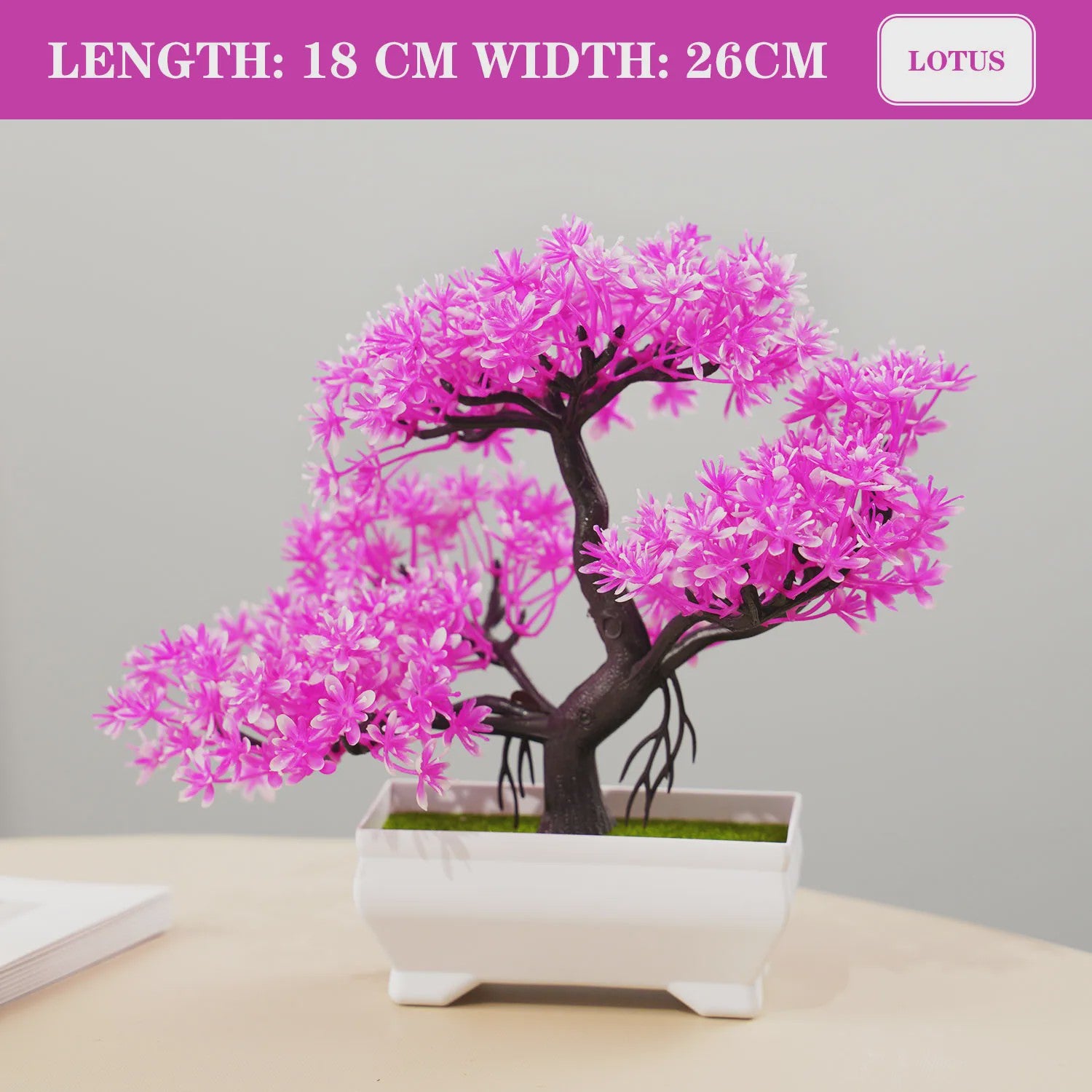 Kunst Bonsai Boom Potted Plant - Decoratieve Kunstplant voor Huis & Kantoor