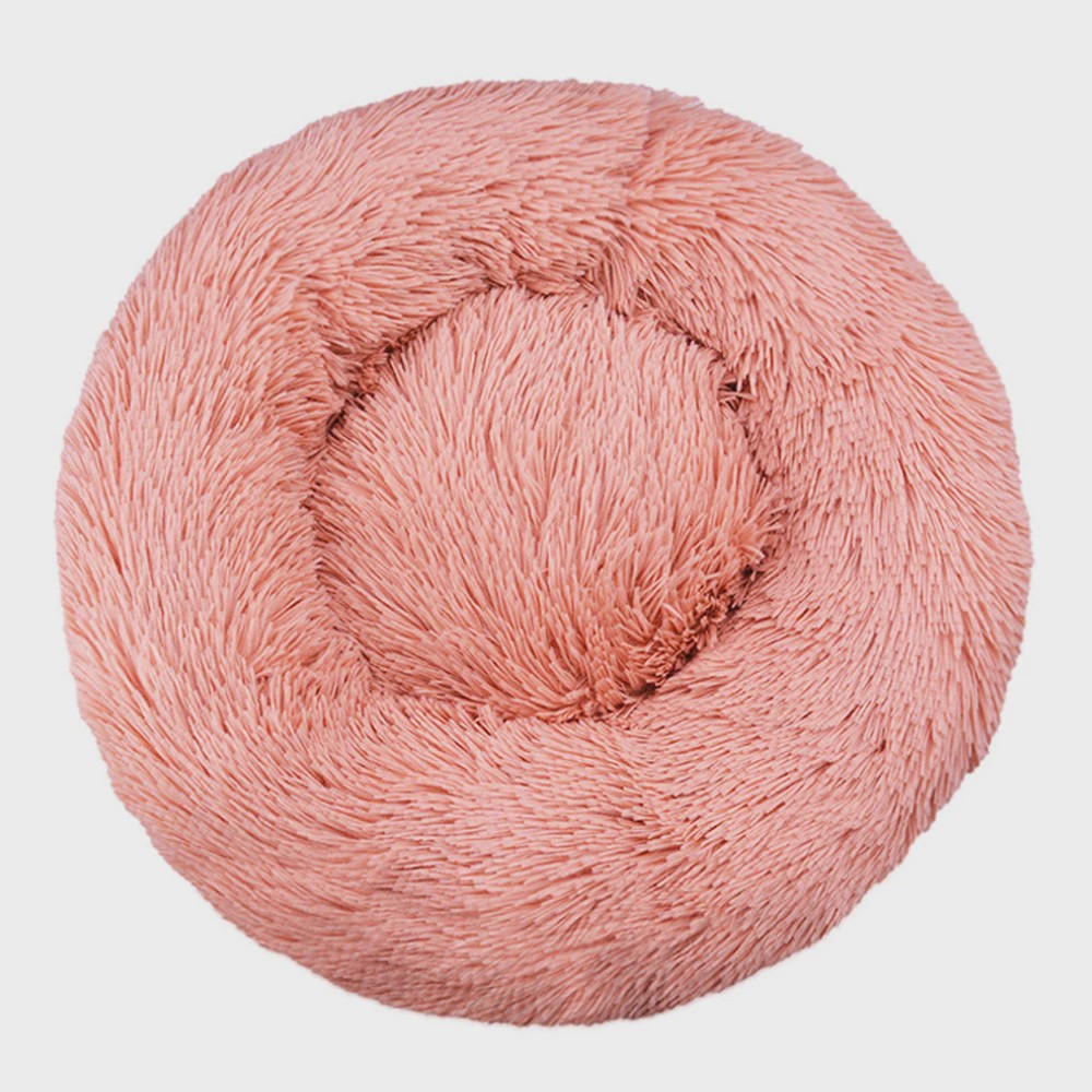 Luxe Ronde Hondenkussen - Extra Zacht & Warm Pluche Hondensofa voor Middelgrote Honden en Katten