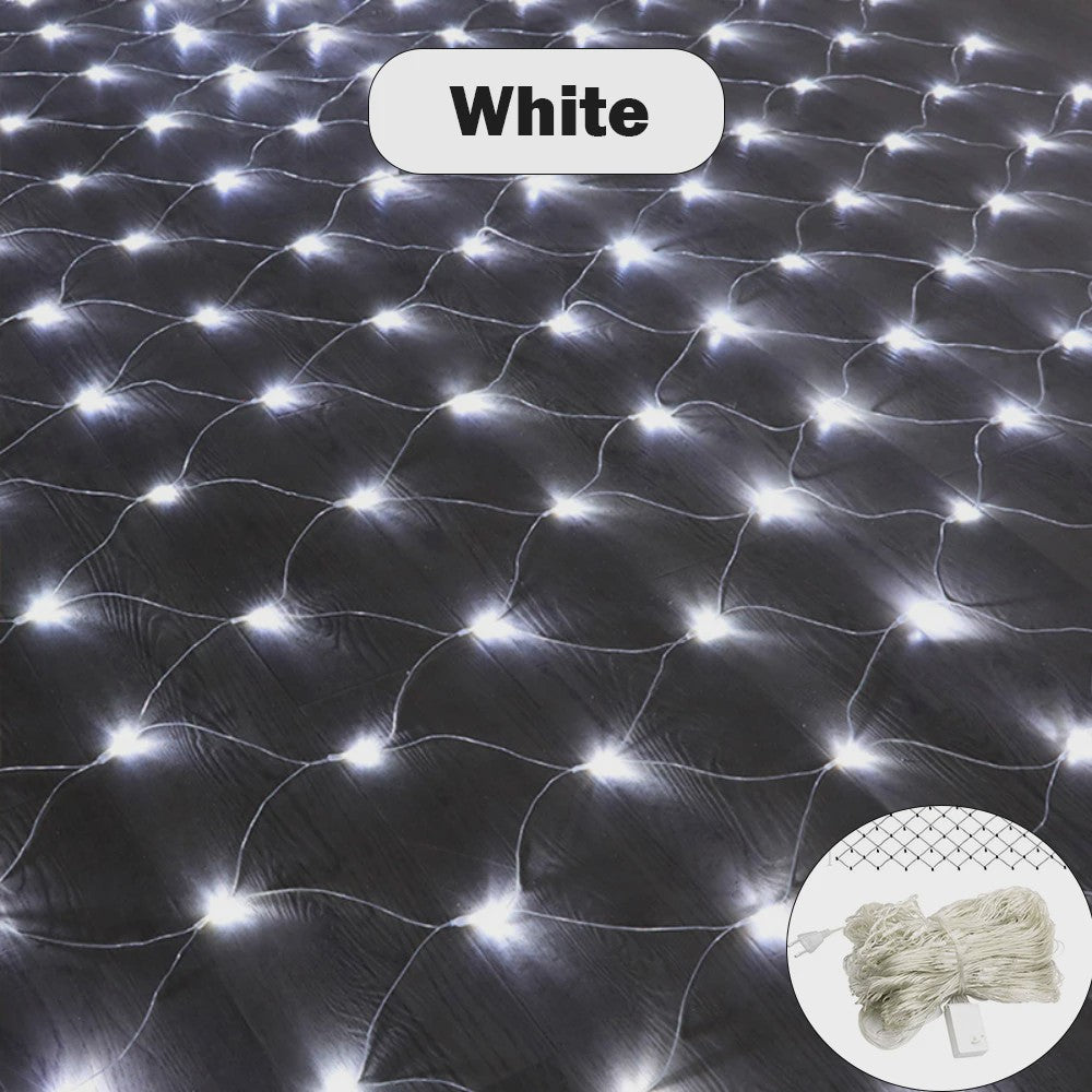 LED Net Verlichting 1.5x1.5M tot 8x10M - Sfeervolle Tuin & Feestdecoratie