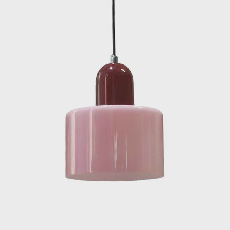 Moderne Glazen Hanglamp E27 - Sfeervolle Verlichting voor Slaapkamer, Nachtkastje of Bar