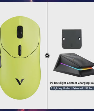 Rapoo VT2 Wireless Gaming Muis - 8K Polling Rate, 26000 DPI, Ultralicht (53g) & Lange Batterijduur