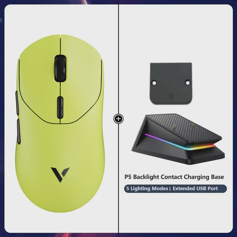 Rapoo VT2 Wireless Gaming Muis - 8K Polling Rate, 26000 DPI, Ultralicht (53g) & Lange Batterijduur