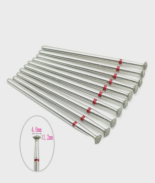 10x Diamant Freesbits Set - 2.35mm Schacht voor Tandheelkunde & Nagelstyling