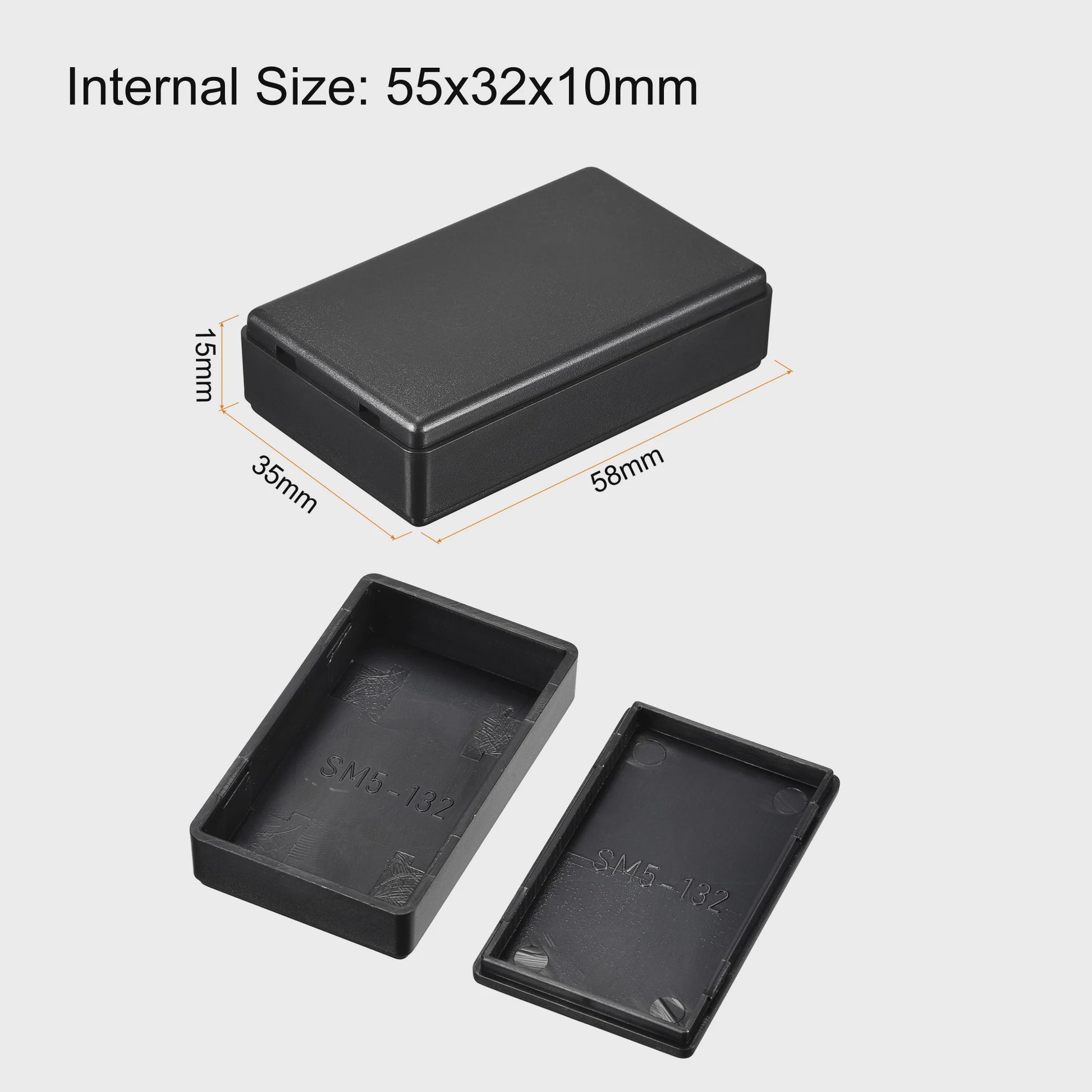 ABS Plastic Projectboxen (1-10 Stuks) - Stofdicht & Duurzaam voor Elektronica