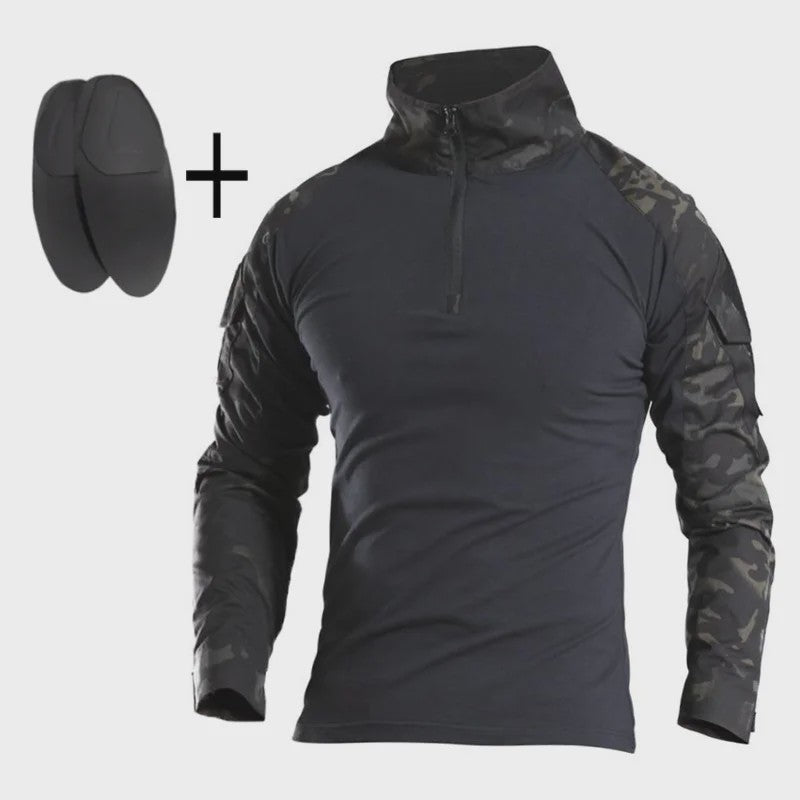 Tactisch Camouflage Uniform Set: Cargo Broek & Shirt voor Heren