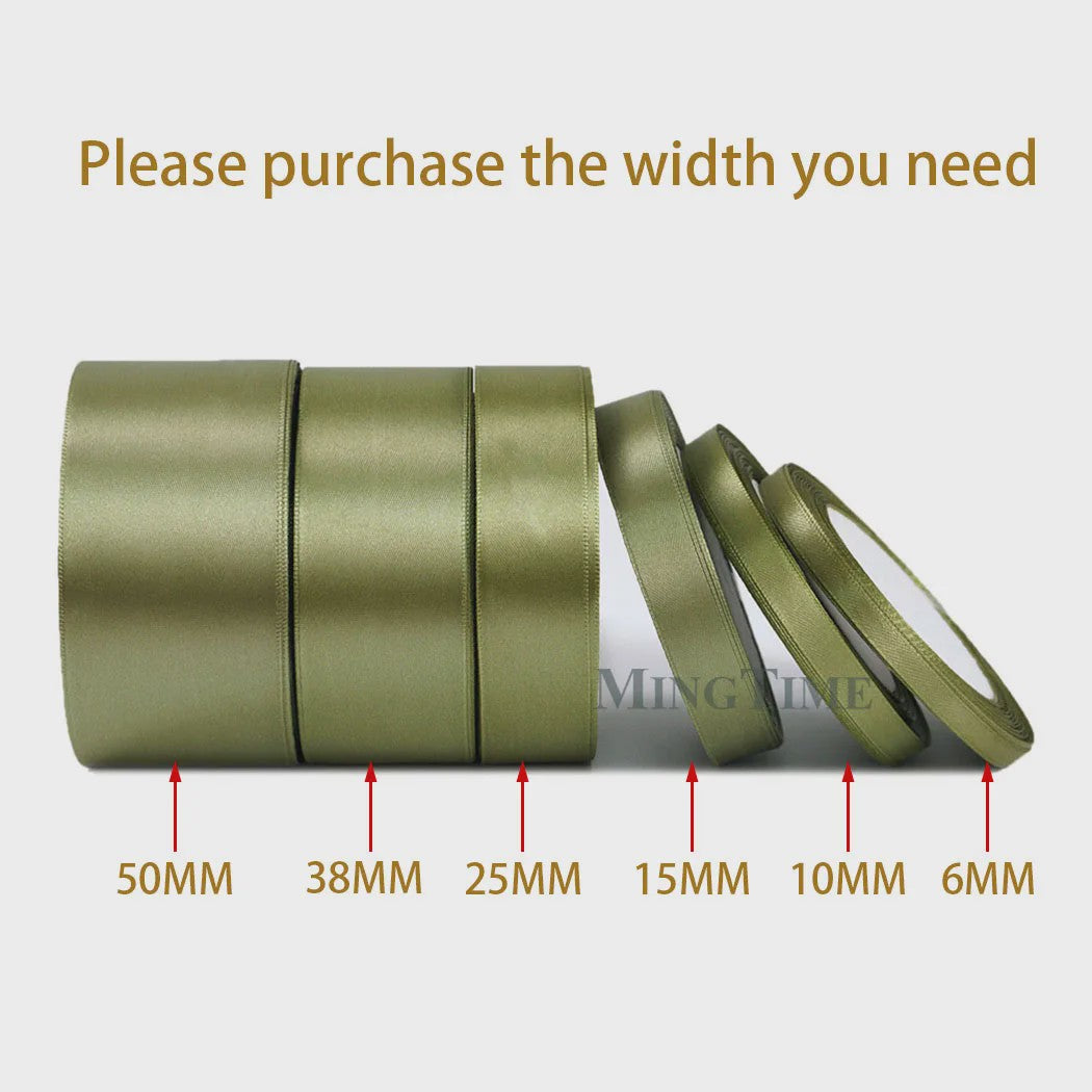 Satijnen Lint 22 Meter - Diverse Breedtes (6mm t/m 50mm) voor Decoratie & Knutselen