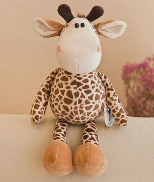 Zachte Pluche Dieren Knuffels - Jungle Dieren Leeuw, Olifant, Tijger, Aap & Meer