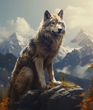 Canvas Posters: Majestueuze Wilde Dieren & Berglandschappen voor aan de Muur
