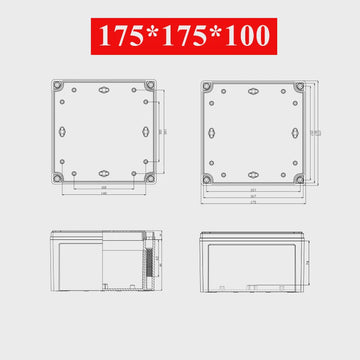 175x175x100mm