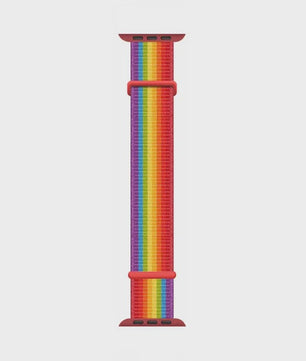 Nylon Sportband voor Apple Watch (38-49mm) - Ademend & Verstelbaar met Klittenband