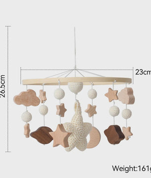 Houten Baby Bedmobiel Armatuur - Veilige & Stijlvolle Ophanging voor Speelgoed
