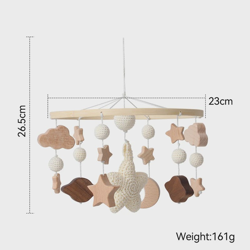 Houten Baby Bedmobiel Armatuur - Veilige & Stijlvolle Ophanging voor Speelgoed