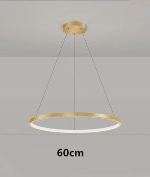 Moderne Minimalistische LED Ring Plafondlamp - Stijlvolle Hanglamp voor Woonkamer & Eetkamer