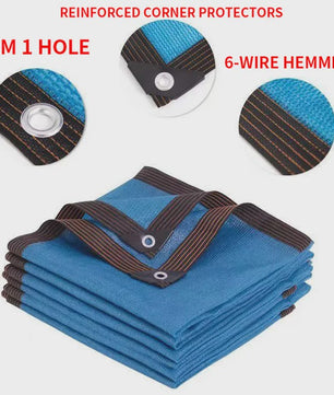 UV-Bestendige Schaduwdoek HDPE - Koffiebruin - Zonwering voor Tuin, Balkon & Auto