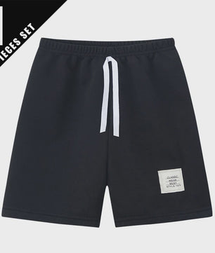 Comfortabele Kinder Shorts met Trekkoord en Elastische Taille - Jongens & Meisjes Casual Broekjes
