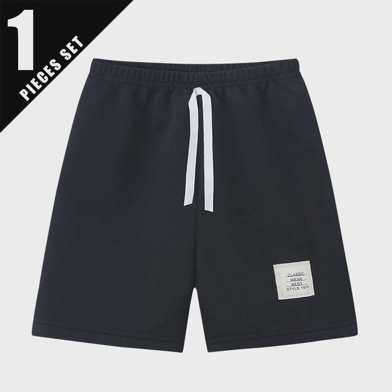 Comfortabele Kinder Shorts met Trekkoord en Elastische Taille - Jongens & Meisjes Casual Broekjes