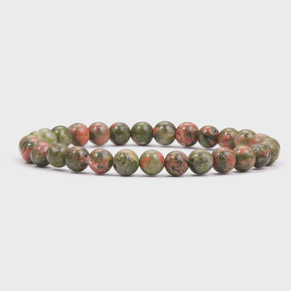 Natuurstenen Armband 6mm Kralen - Unisex Kristal & Edelsteen Armband
