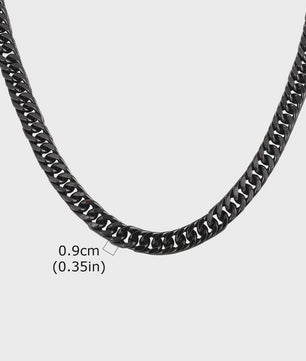 Vnox RVS Kubaanse Ketting voor Heren & Dames - 3/5/7/9mm Breed, Waterdicht & Hypoallergeen
