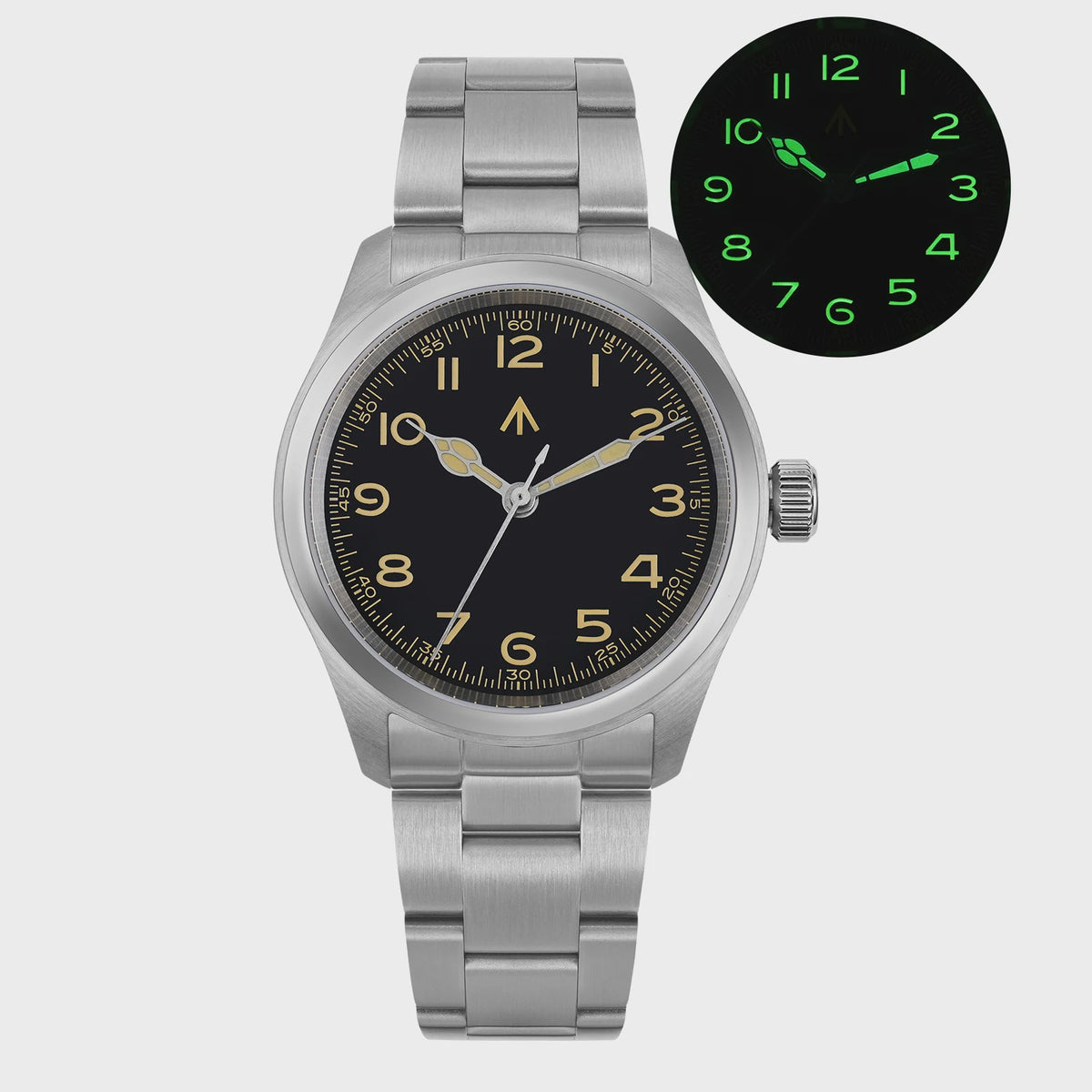 Militado ML08 Vintage Herenhorloge - Quartz VH31, Saffierglas, 10ATM Waterdicht