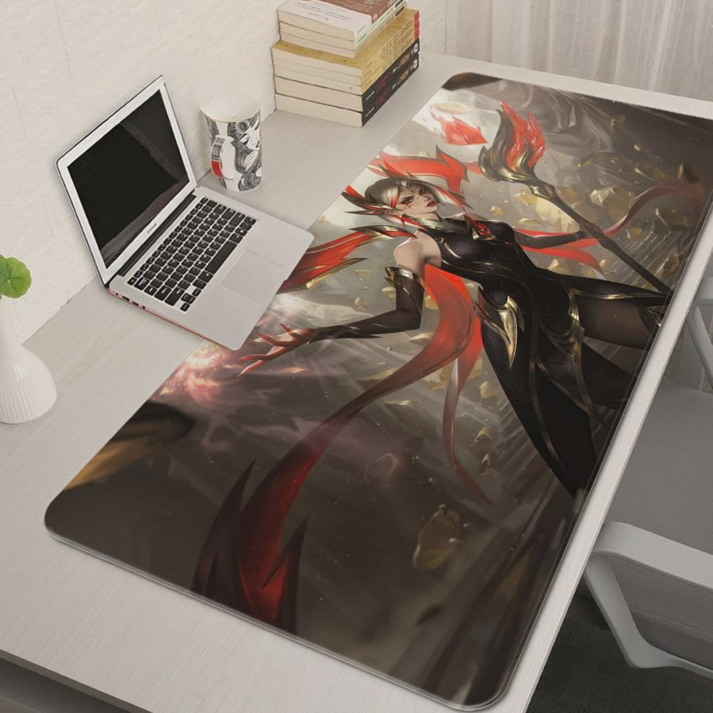 Luxe PU Leer XL Gaming Muismat - Anti-slip Bureau Mat met League of Legends Designs