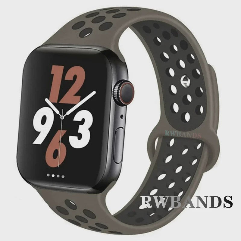 Ademende Sportband voor Apple Watch (38-49mm) - Comfortabele Vervangingsband