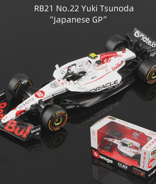 Bburago 1:43 Formule 1 Raceauto Model - Red Bull, Mercedes, Ferrari, McLaren